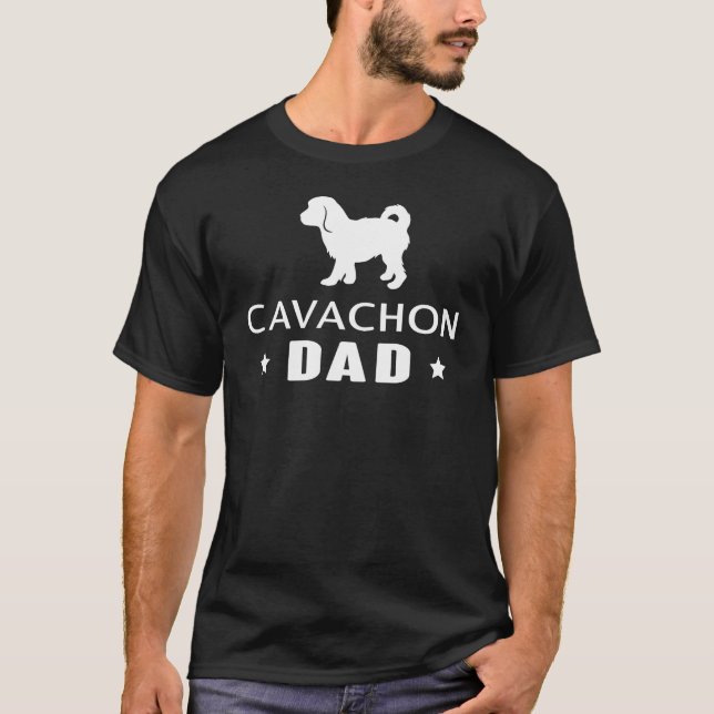 Cavachon Geschenk-T - Shirt für Hundeliebhaber (Vorderseite)