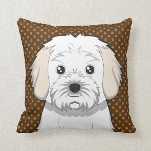 Cavachon HundeCartoon-Tatzen Kissen