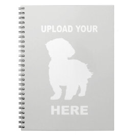 Cavachon-Notebook, laden Sie Ihr Dog-Foto hoch Notizblock
