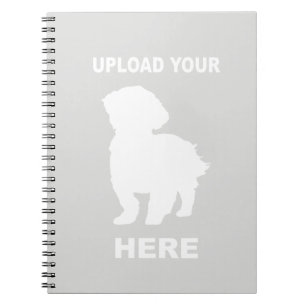 Cavachon-Notebook, laden Sie Ihr Dog-Foto hoch Notizblock