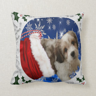 Cavachon Pillow, Weihnachtshund Kissen