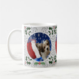 Cavachon Tasse, Weihnachtshund Kaffeetasse