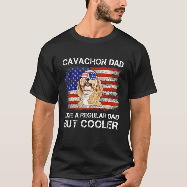 Cavachon Vater wie ein regelmäßiger Vater, aber Co T-Shirt (Vorderseite)