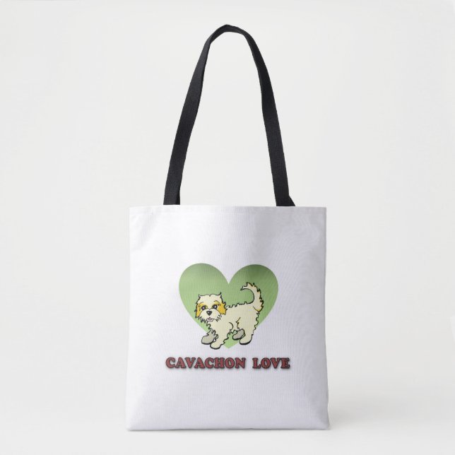 Cavachon wiederverwendbare Taschen-Tasche (Vorderseite)