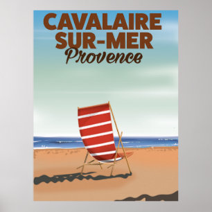 Cavalaire-sur-Mer Provence Strandposter Poster