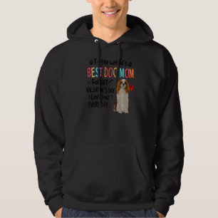 Cavalier Best Dog Mama Valentinstag Funny Puppy D Hoodie