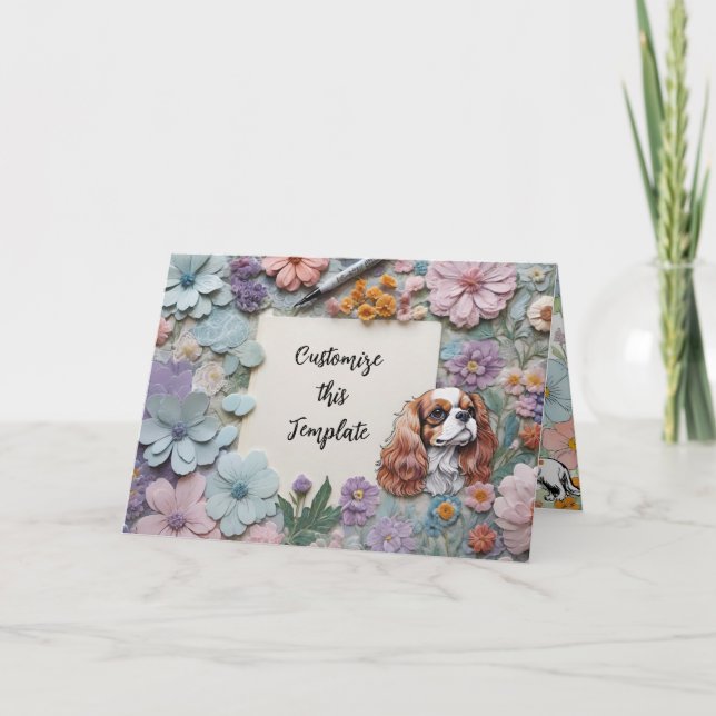 Cavalier Brauch Dankeskarte (Vorderseite)