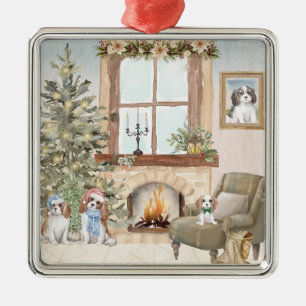 Cavalier Christmas Ornament Aus Metall