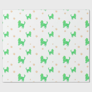 Cavalier-Geschenkpapier – Minimal Grünes Geschenk Geschenkpapier