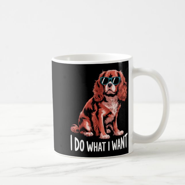 Cavalier King Charles Art For Men Women Cavalier S Kaffeetasse (Rechts)