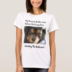 Cavalier King Charles Augen persönlicher Stalker T-Shirt