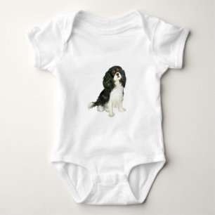 Cavalier King Charles - Dreifarbig Baby Strampler