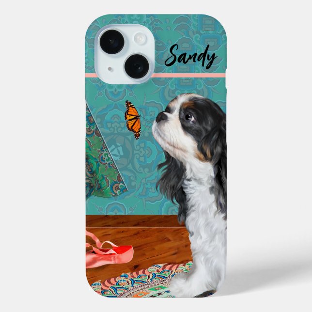 Cavalier King Charles, dreisfarbiger TelefonCase Case-Mate iPhone Hülle (Rückseite)