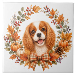 Cavalier King Charles Herbst Fliese