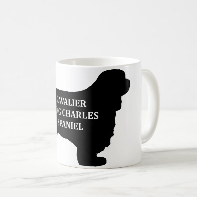 Cavalier King Charles name silo Tasse (VorderseiteRechts)