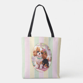 Cavalier King Charles Pastel Lines Cottagecore