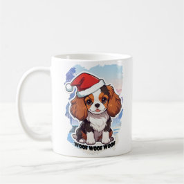 Cavalier King Charles Pastel Weihnachtswoof Kaffeetasse
