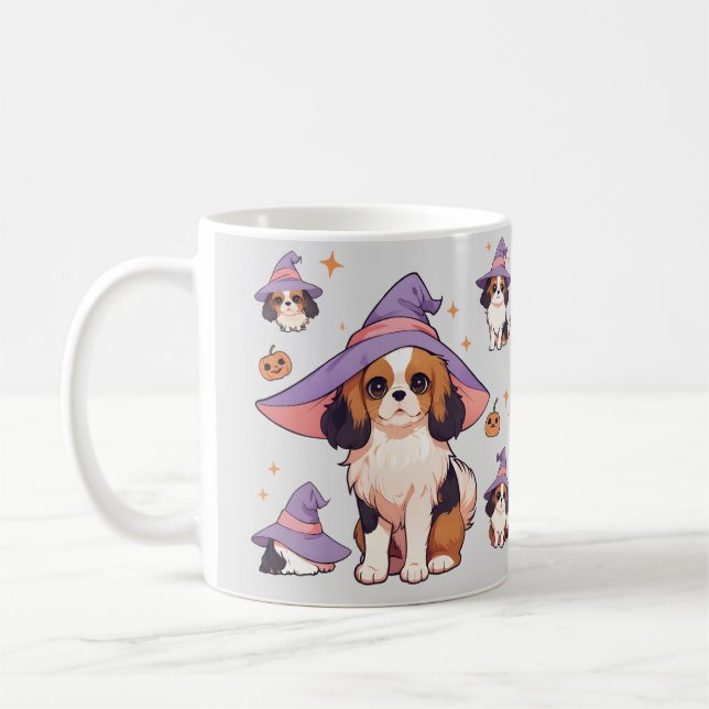 Cavalier King Charles Pastellfisch Kaffeetasse (Links)