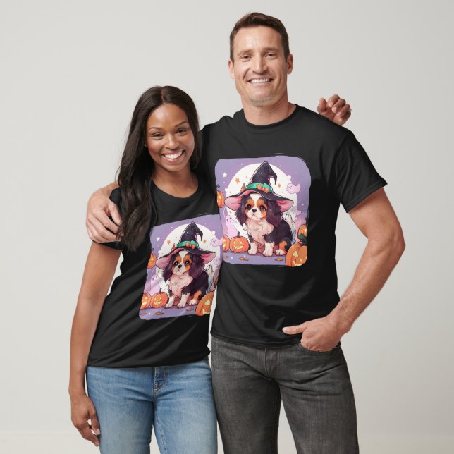 Cavalier King Charles Pastellfisch T-Shirt (Unisex)