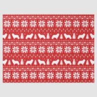 Cavalier King Charles Silhouetten Weihnachten