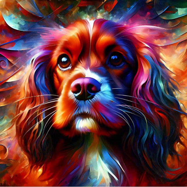Cavalier King Charles Spaniel Acrylic Print Puzzle (Von Creator hochgeladen)