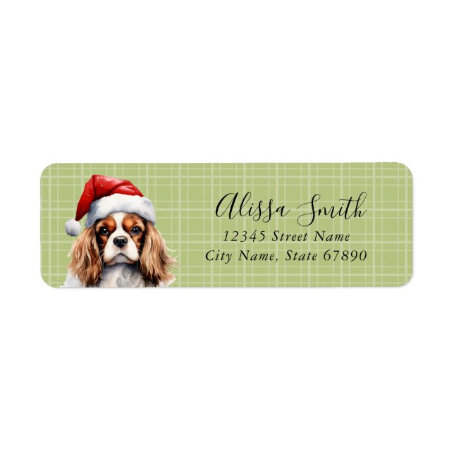 Cavalier King Charles Spaniel Address Labels (Vorne)