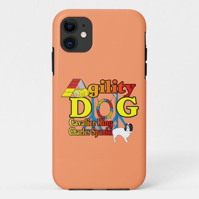 Cavalier King Charles Spaniel Agility Case-Mate iPhone Hülle (Rückseite)