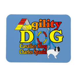 Cavalier King Charles Spaniel Agility Magnet