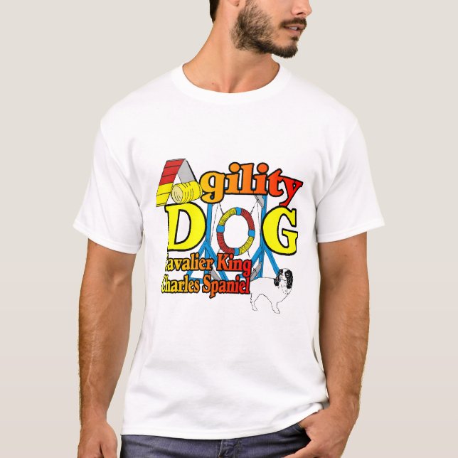 Cavalier_King_Charles_Spaniel_Agility T-Shirt (Vorderseite)