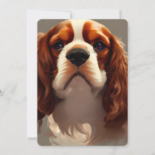 Cavalier King Charles Spaniel AI5 Einladung