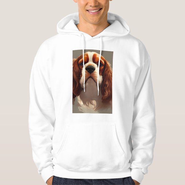 Cavalier King Charles Spaniel AI5 Hoodie (Vorderseite)