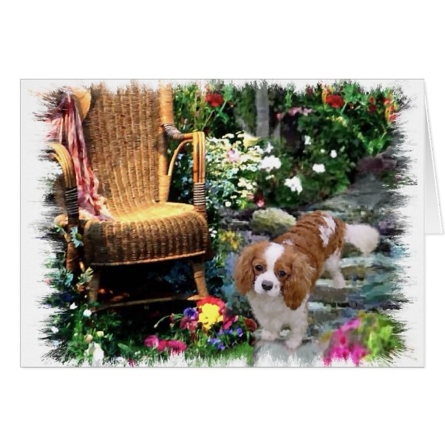 Cavalier King Charles Spaniel Art (Vorderseite (Horizontal))