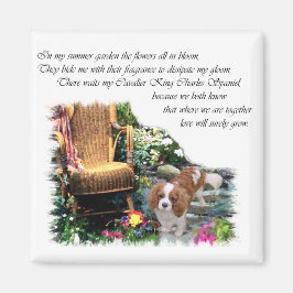 Cavalier King Charles Spaniel Art Magnet