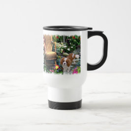 Cavalier King Charles Spaniel Art Reisebecher