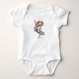 Cavalier King Charles Spaniel Baby-Body Baby Strampler
