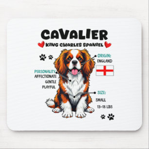 Cavalier King Charles Spaniel Besitzer Lustiger Hu Mousepad