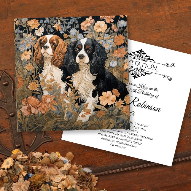 Cavalier King Charles Spaniel Birthday Dankeskarte (Von Creator hochgeladen)