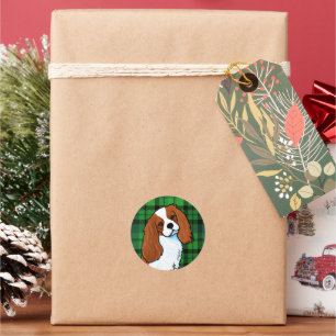 Cavalier King Charles Spaniel Classic Round Sticke Runder Aufkleber