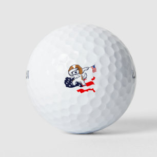 Cavalier King Charles Spaniel Dab Dance Golfball