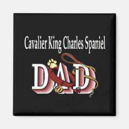 cavalier king charles spaniel dad Magnet