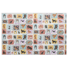 Cavalier King Charles Spaniel Design Stoff