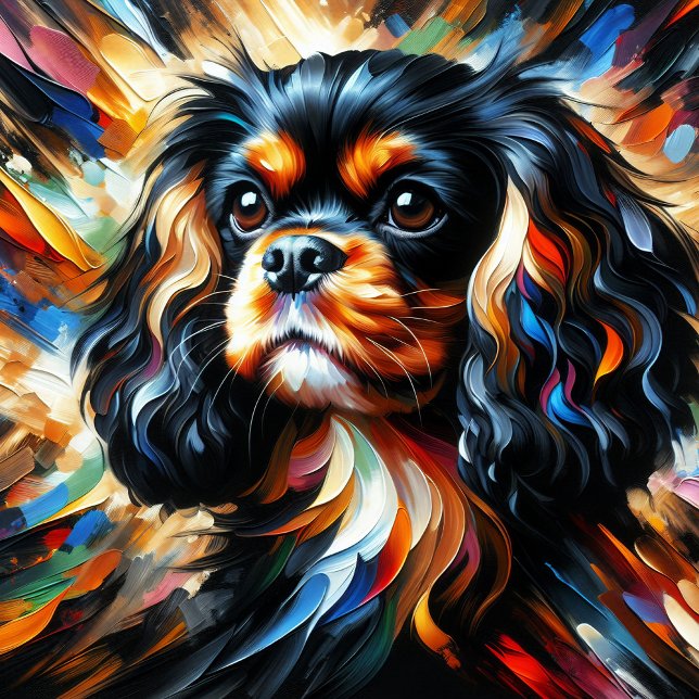 Cavalier King Charles Spaniel Dog Acrylic Print Poster (Von Creator hochgeladen)