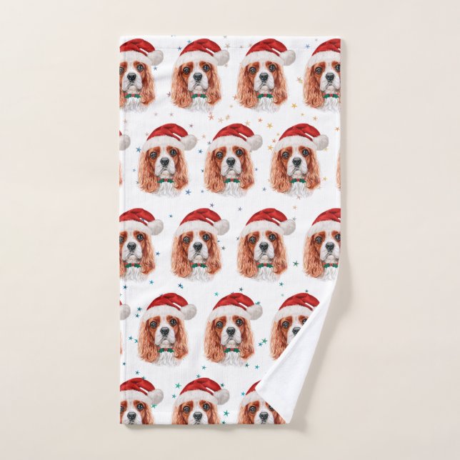 Cavalier King Charles Spaniel Dog Breed Christmas Handtuch (Handtuch)