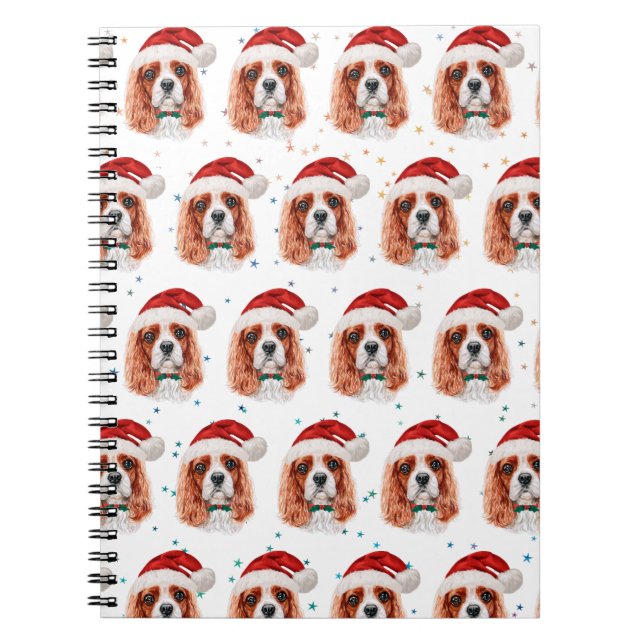 Cavalier King Charles Spaniel Dog Breed Christmas Notizblock (Vorderseite)