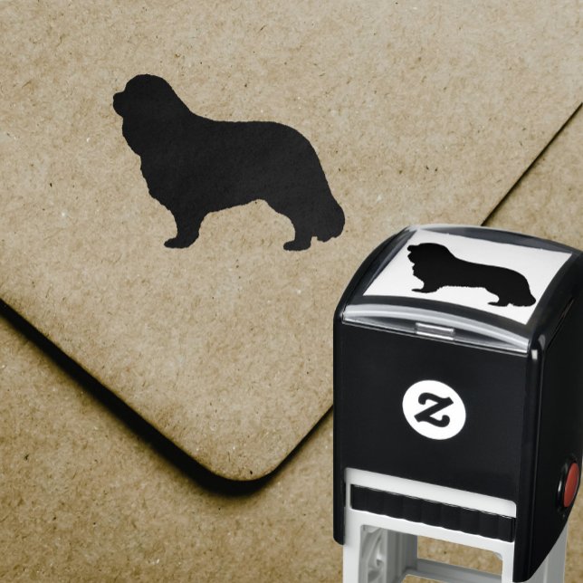 Cavalier King Charles Spaniel Dog Breed Silhouette Permastempel (Von Creator hochgeladen)
