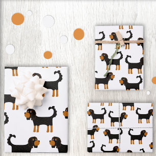 Cavalier King Charles Spaniel Dog Geschenkpapier Set