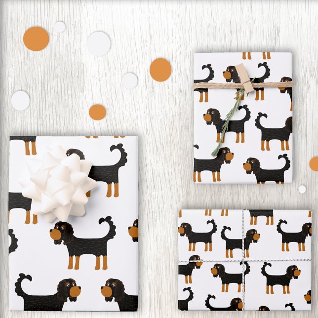 Cavalier King Charles Spaniel Dog Geschenkpapier Set (Von Creator hochgeladen)