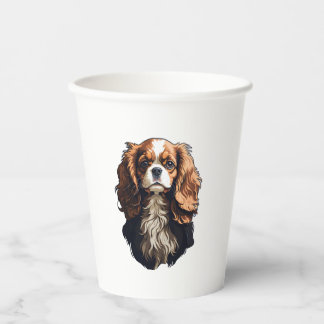 Cavalier King Charles Spaniel dog Pappbecher