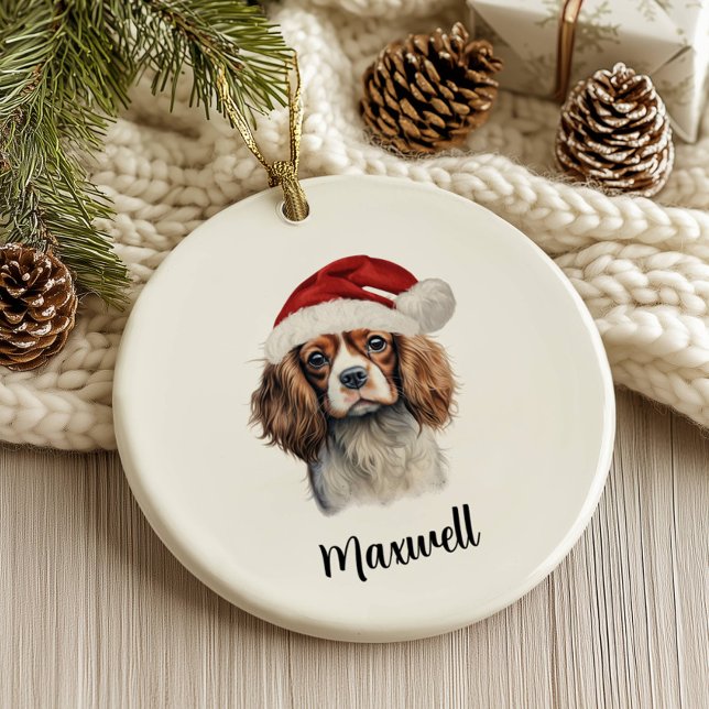 Cavalier King Charles Spaniel Dog Personalisiert Keramik Ornament (Von Creator hochgeladen)