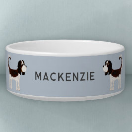 Cavalier King Charles Spaniel Dog Personalisiert Napf